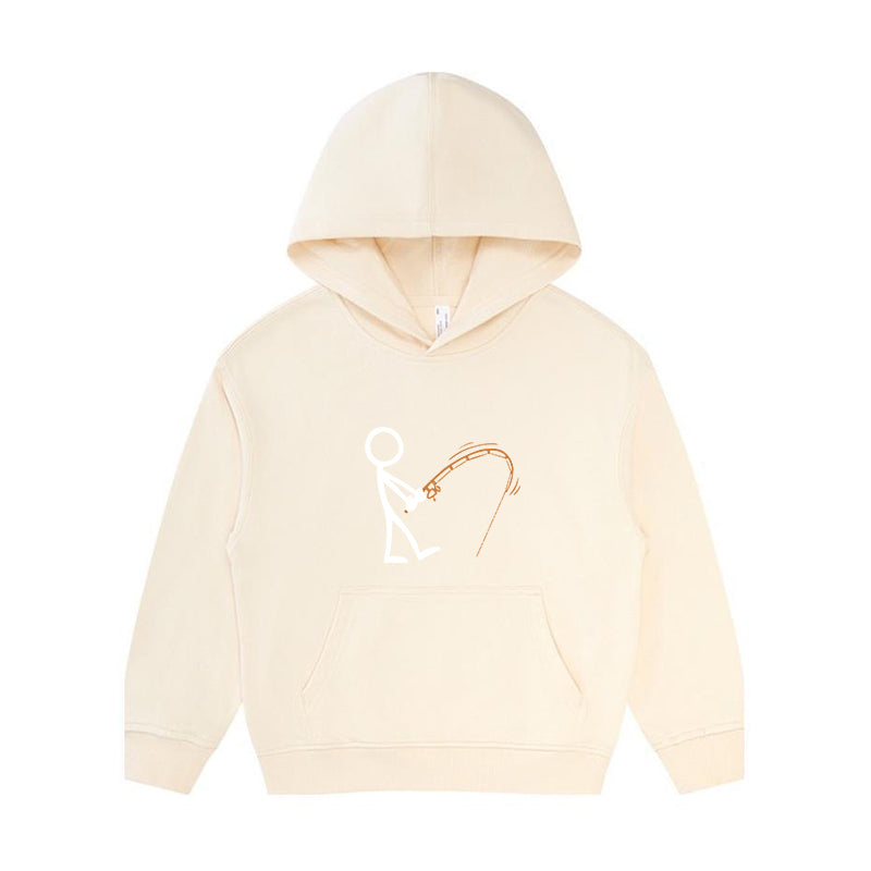 Caught A Big Fish Kid's Hoodie
