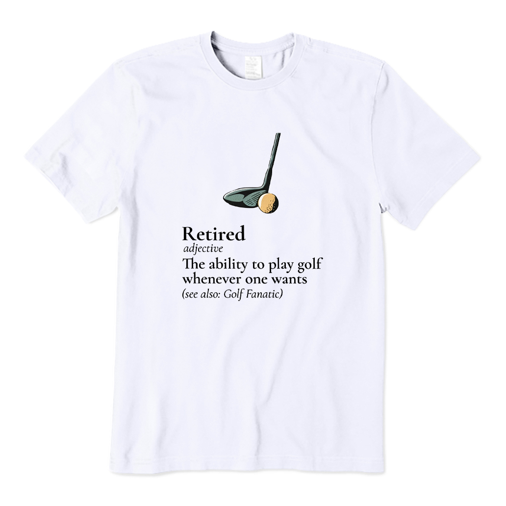 Funny Retirement Golf T-shirt