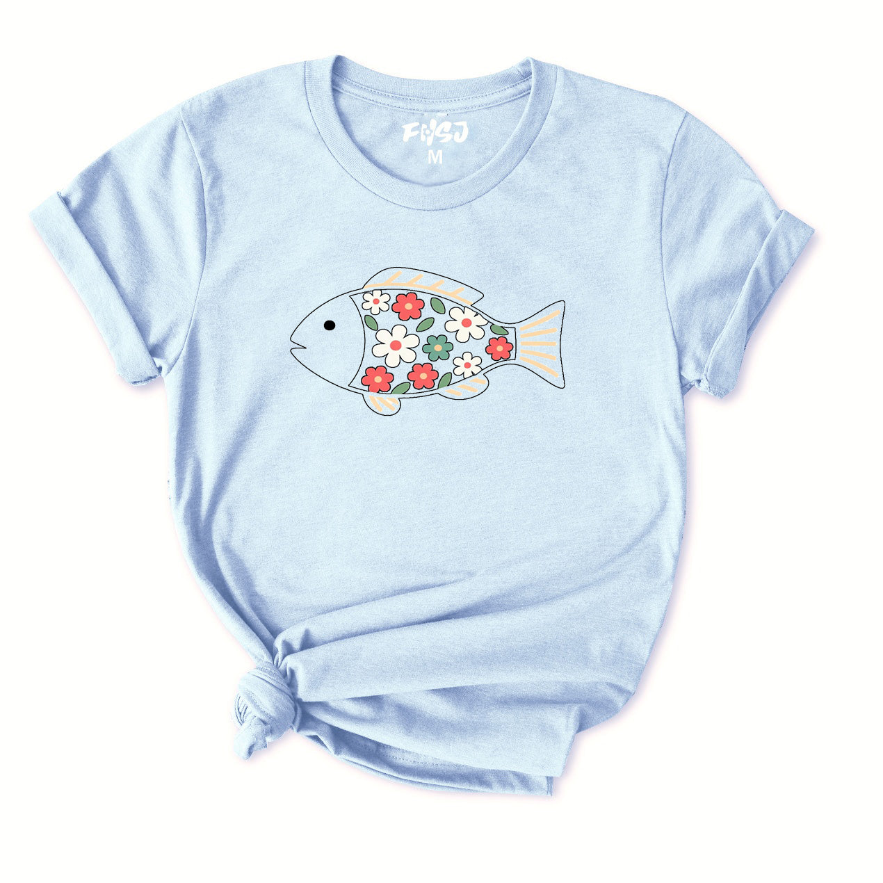 Floral fish T-Shirt for Women