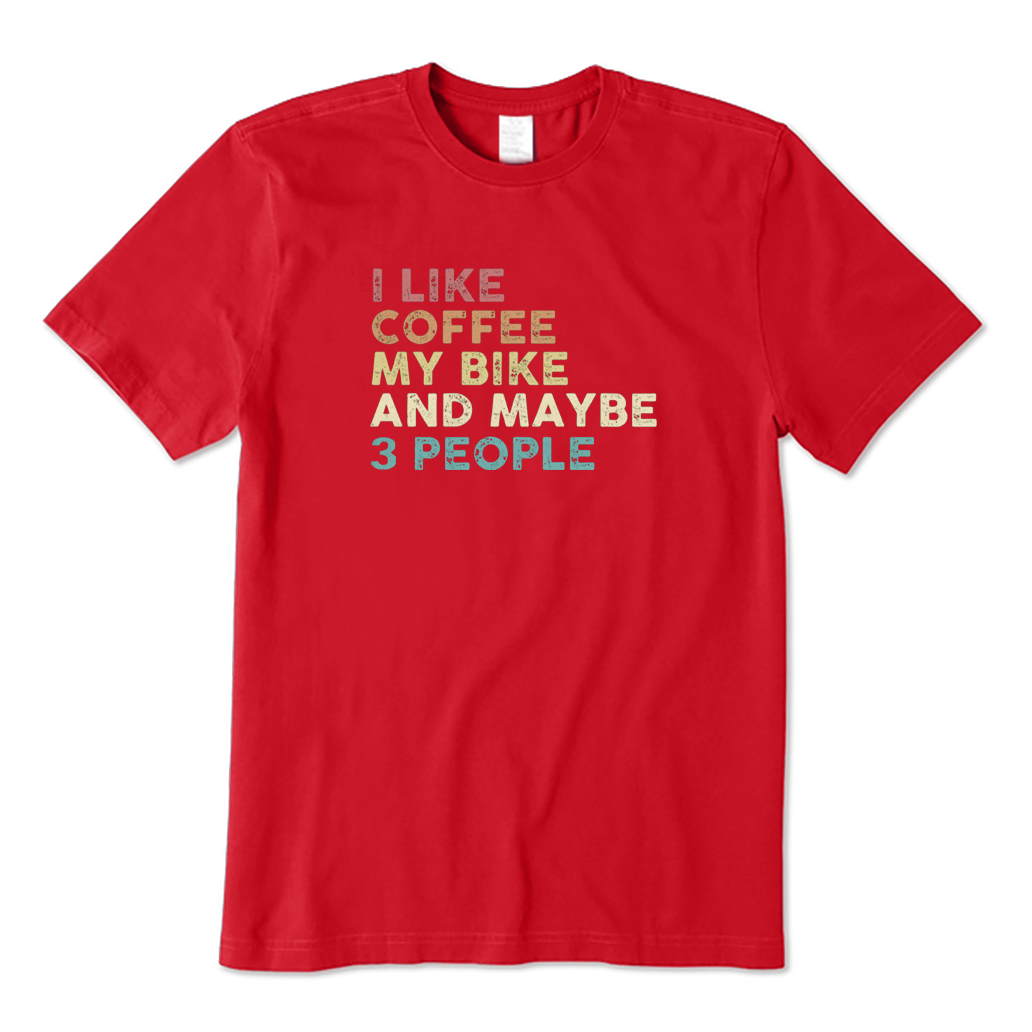 I Like Coffee and My Bike T-shirt