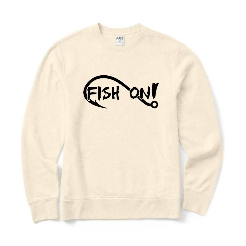 Fish On Fishing Crewneck Sweatshirt