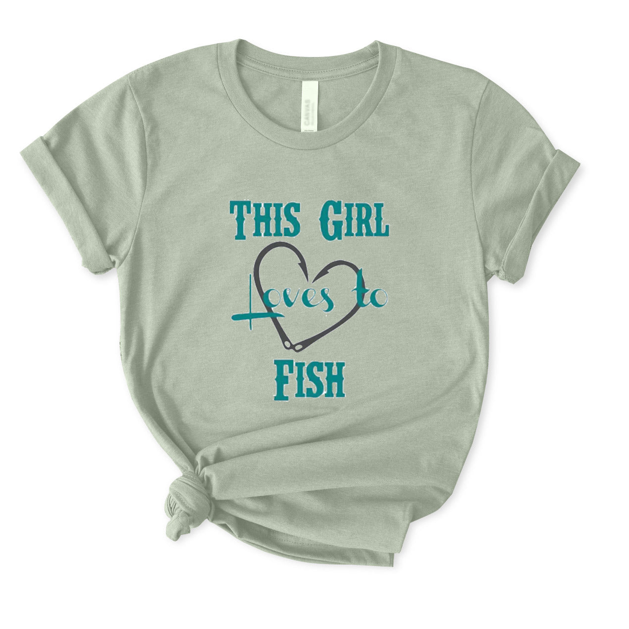This Girl Loves To Fish T-Shirt for Women