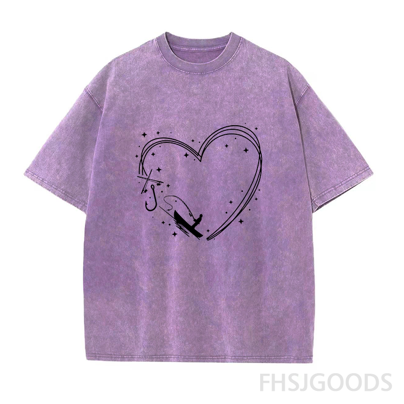 Love Fishing Unisex Distressed T-Shirt