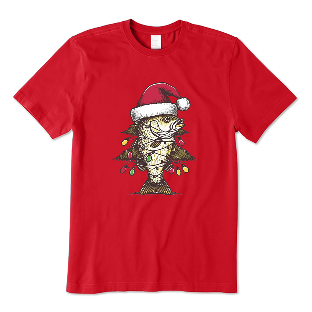 Crappie Fishing Christmas T-Shirt