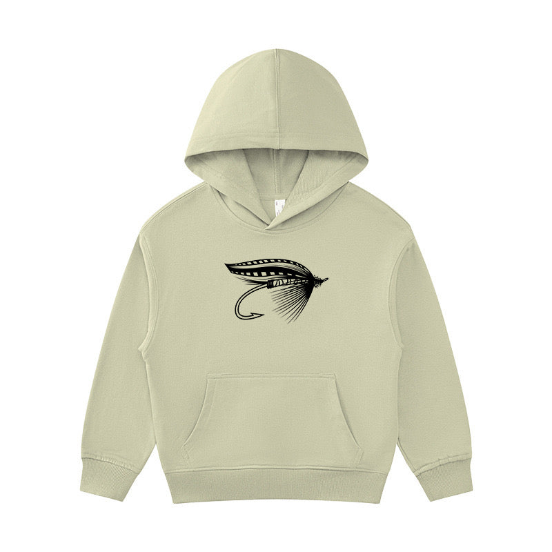 Fly Fishing Dry Fly Kid's Hoodie