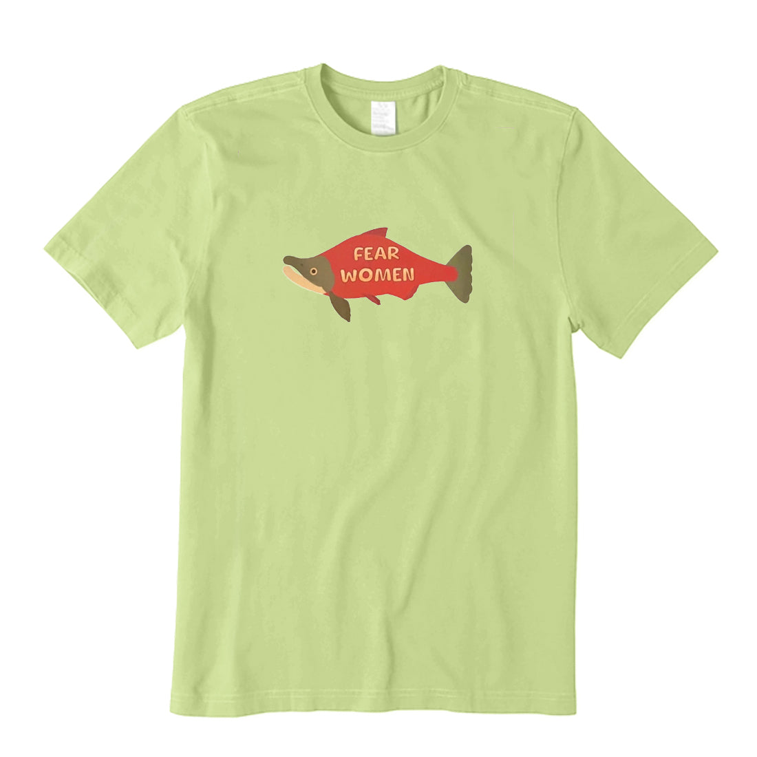 Fear Women Salmon T-Shirt