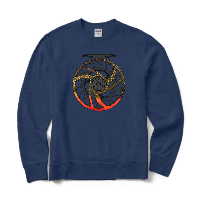 Brook Trout Reel Crewneck Sweatshirt