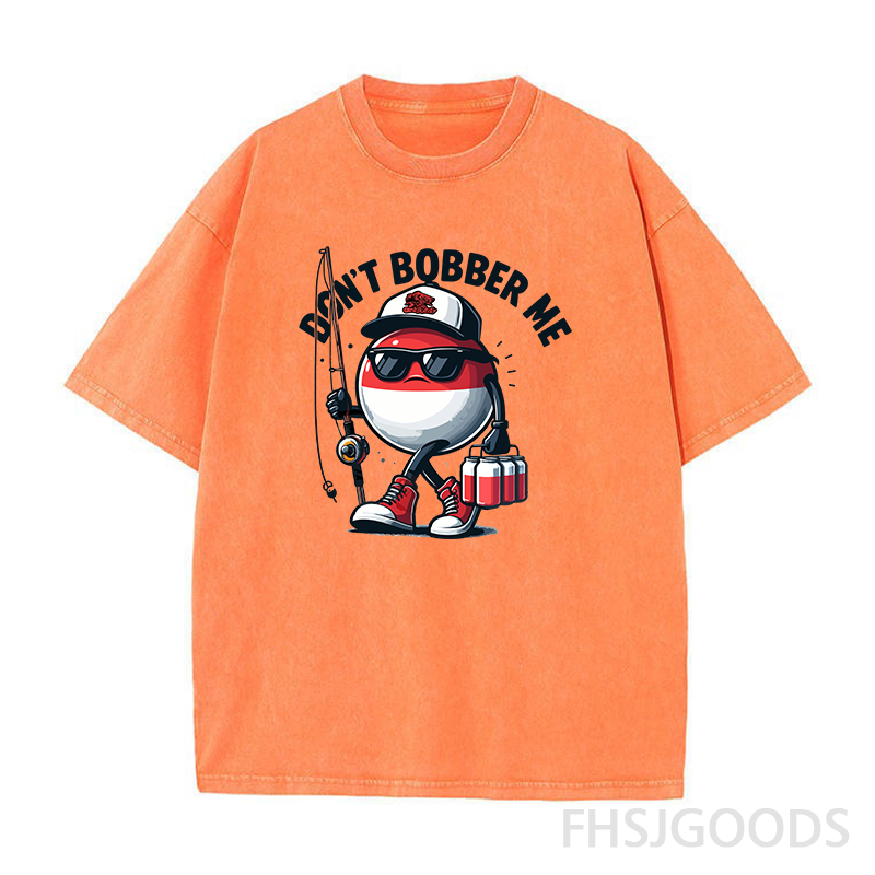 Don't Bobber Me Unisex Distressed T-Shirt