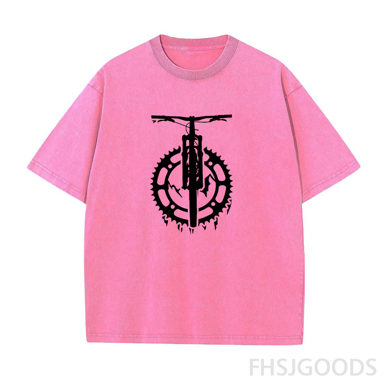Bike Unisex Distressed T-Shirt