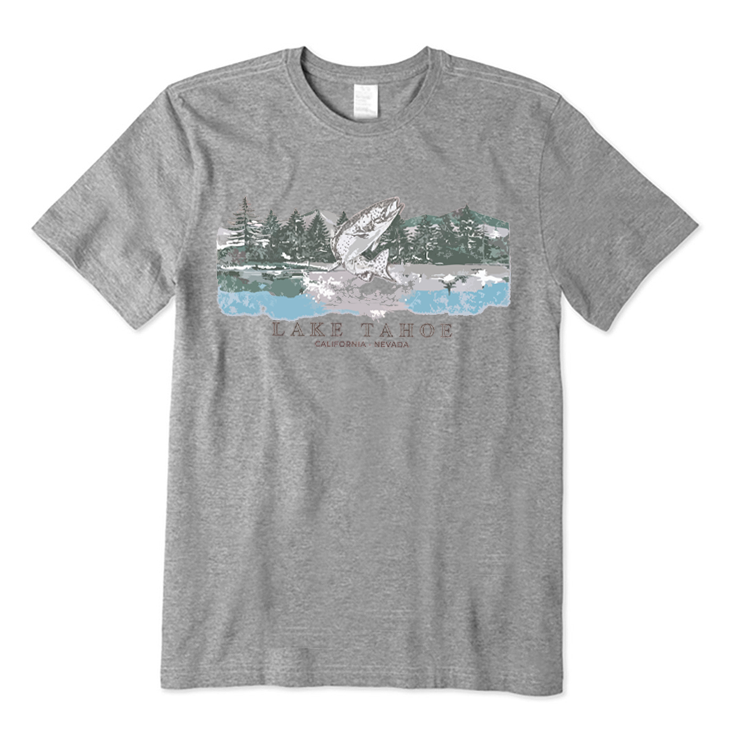 Vintage Lake Tahoe Fish T-shirt