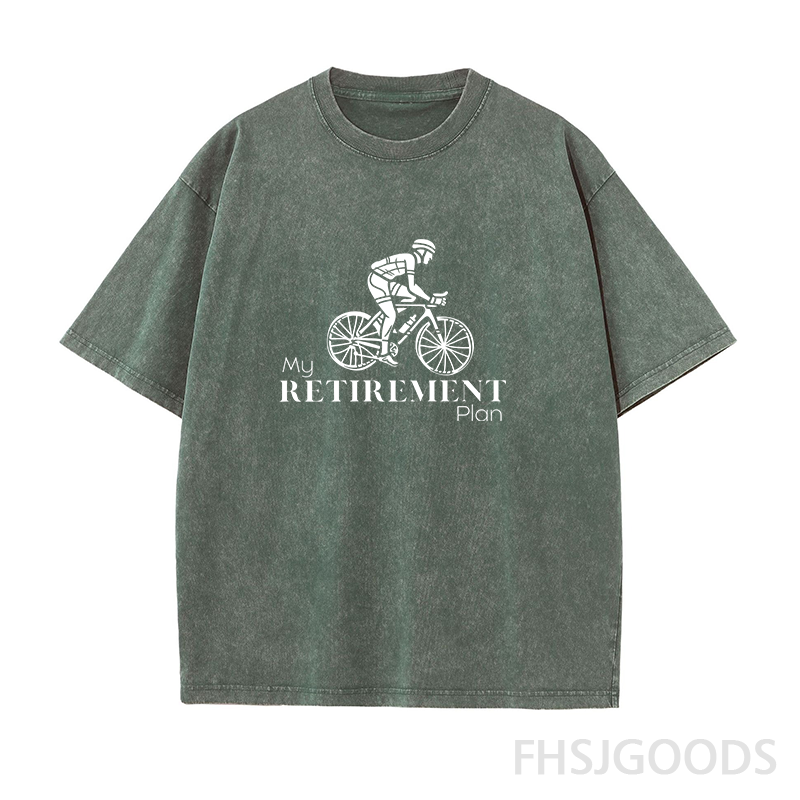 Cyclist Retirement Unisex Distressed T-Shirt