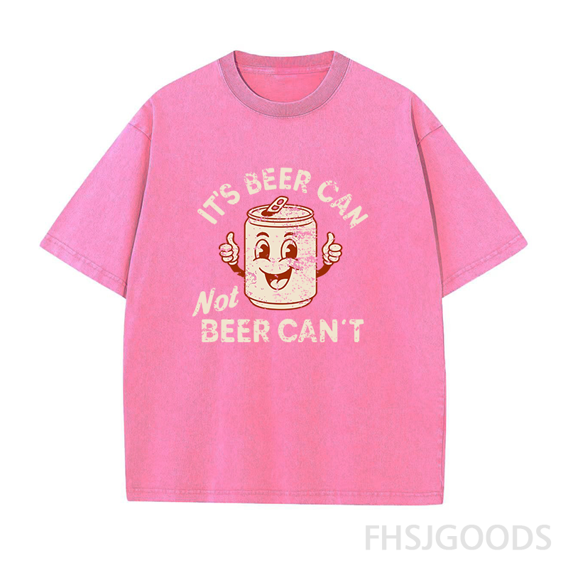 It's Beer Can Not Beer Can't Unisex Distressed T-Shirt