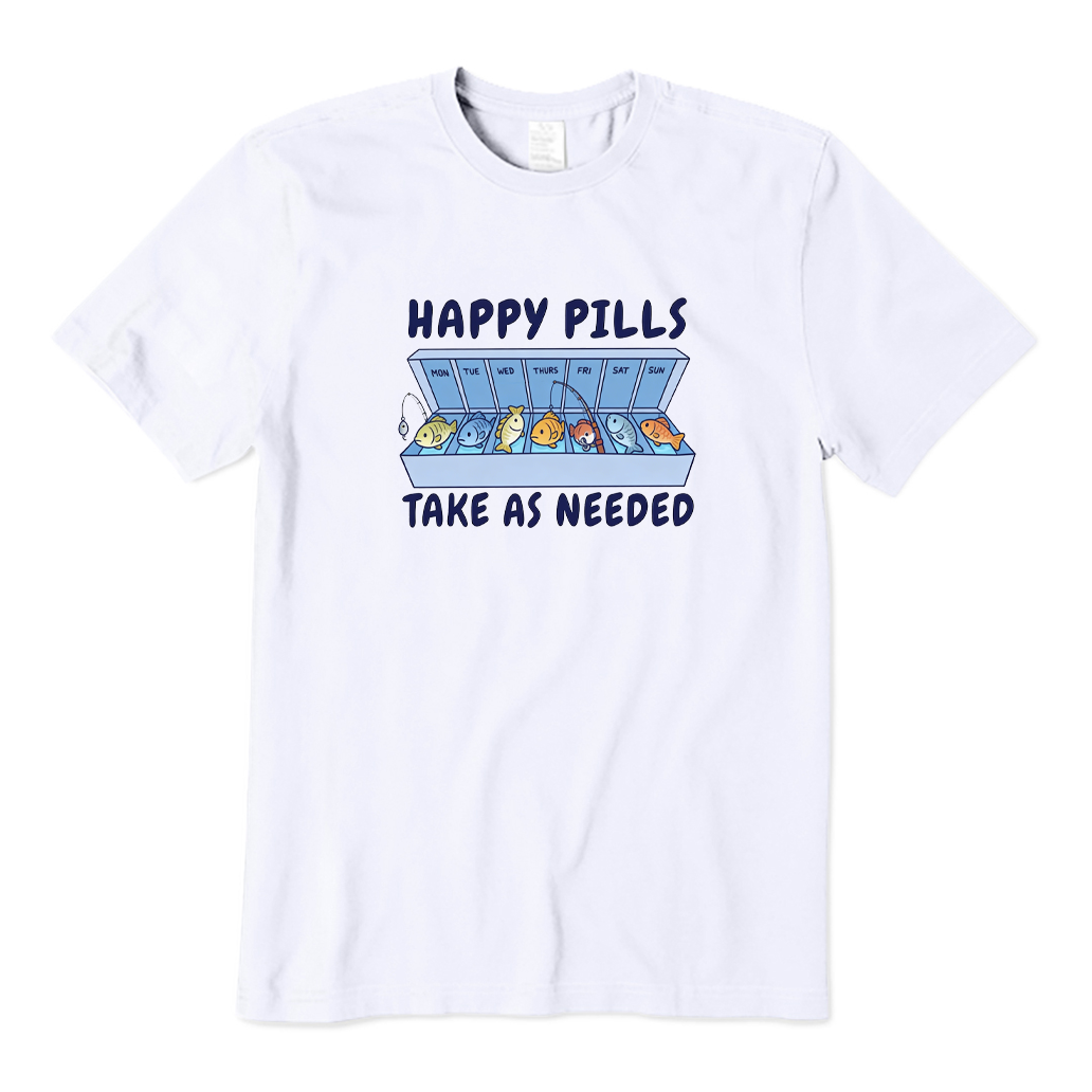 Fishing Happy Pills T-shirt