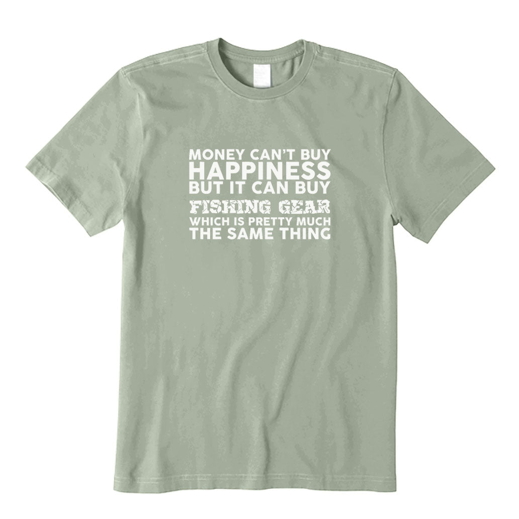 Money Can't Buy Happiness But It Can Buy Fishing Game T-Shirt