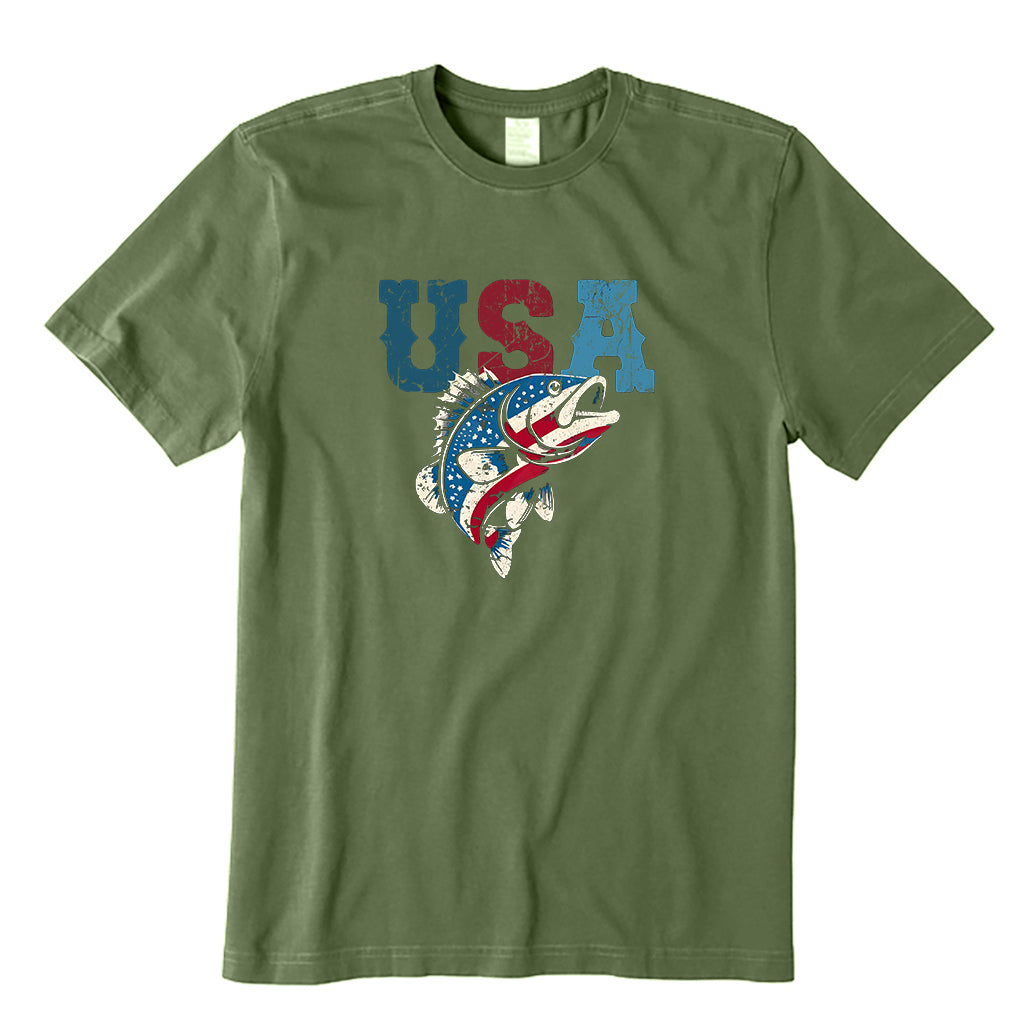 USA Bass Fish T-Shirt