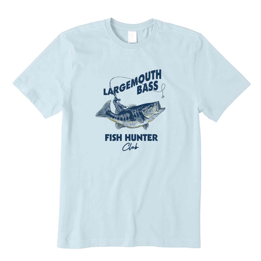 Largemouth Bass Fish Hunter Club T-Shirt