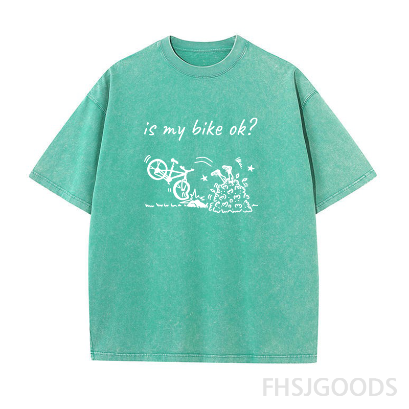 Is My Bike Ok Unisex Distressed T-Shirt