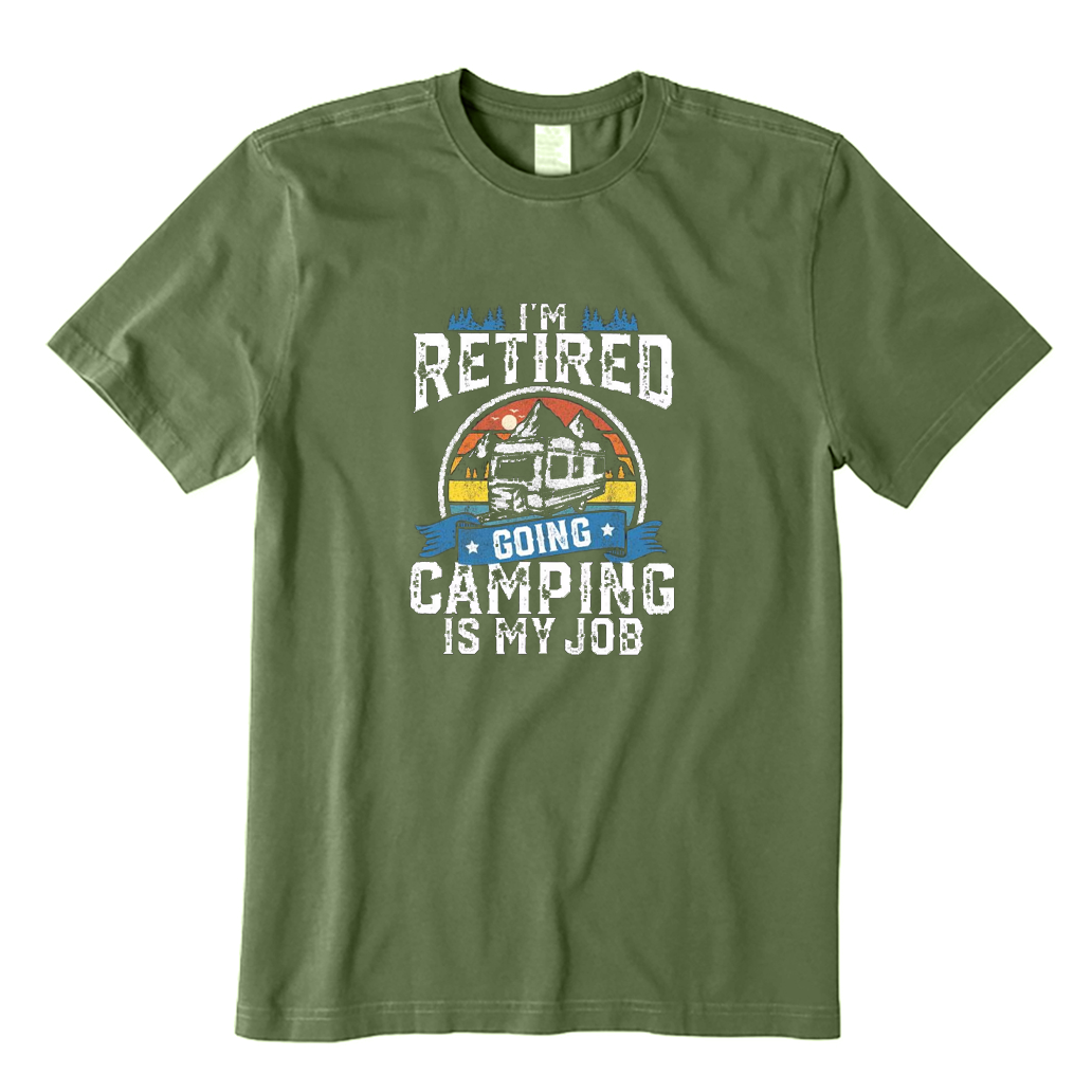 Retired Camping T-shirt