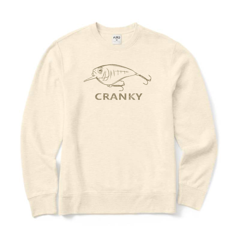 CRANKY FISHING Crewneck Sweatshirt