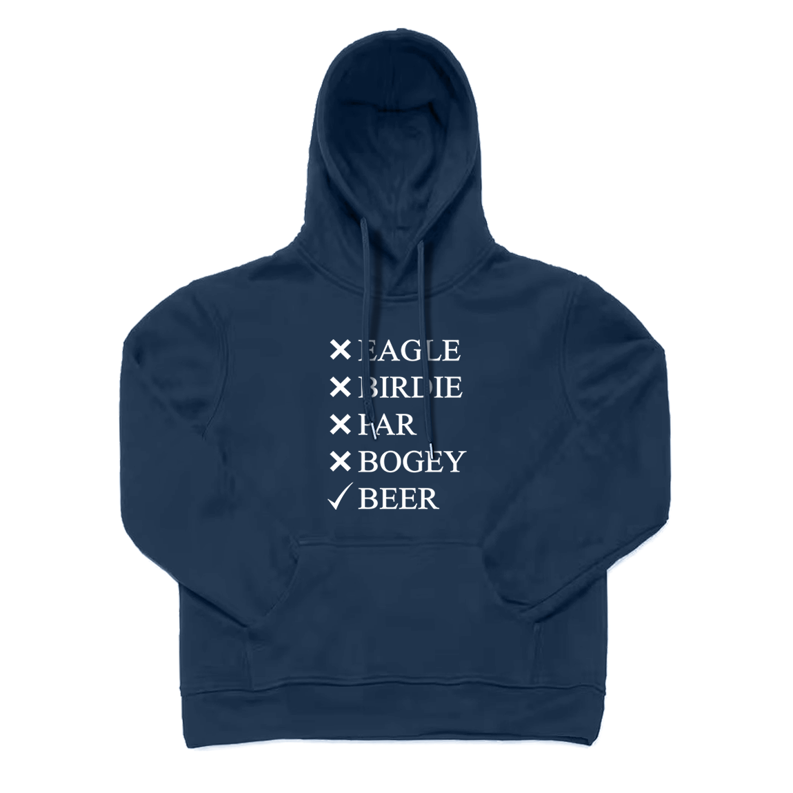 Eagle Birdie Par Bogey Beer Hoodie