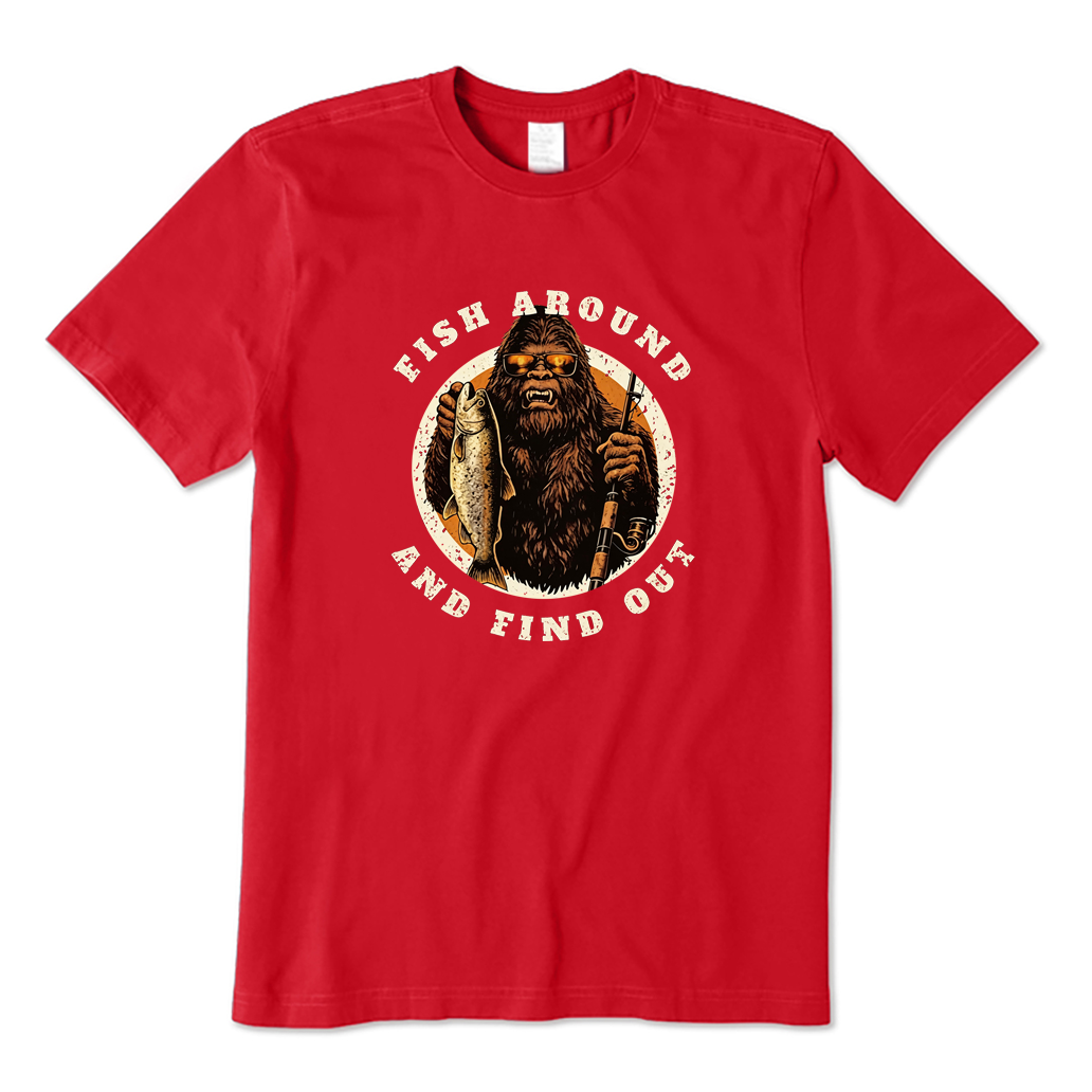 Bigfoot Fishing T-shirt