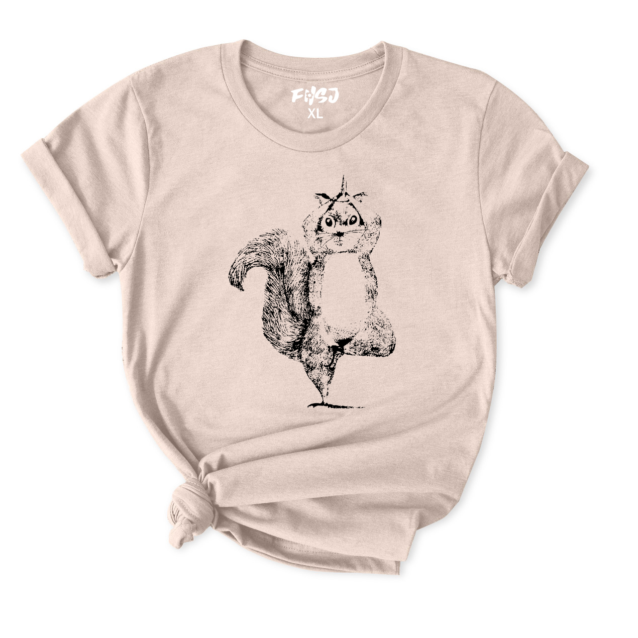 Squirrel Yoga T-Shirt for Women