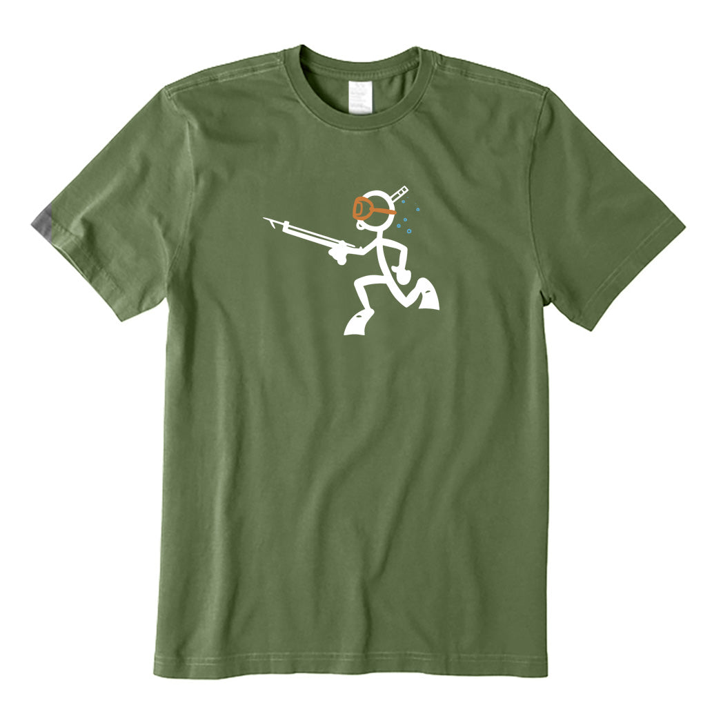 Diving for Shooting Fish T-Shirt