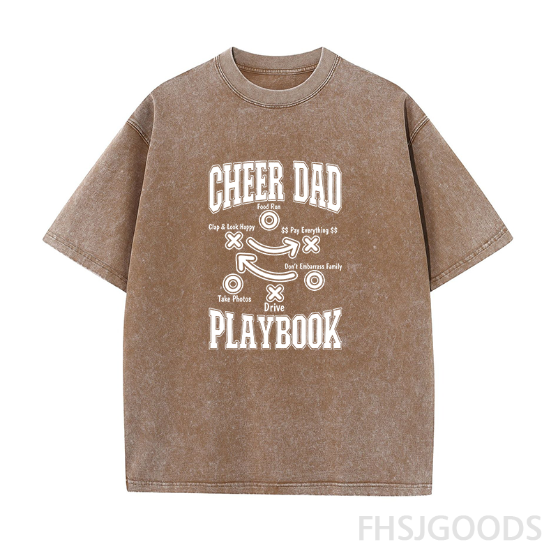 Cheer Dad Unisex Distressed T-Shirt