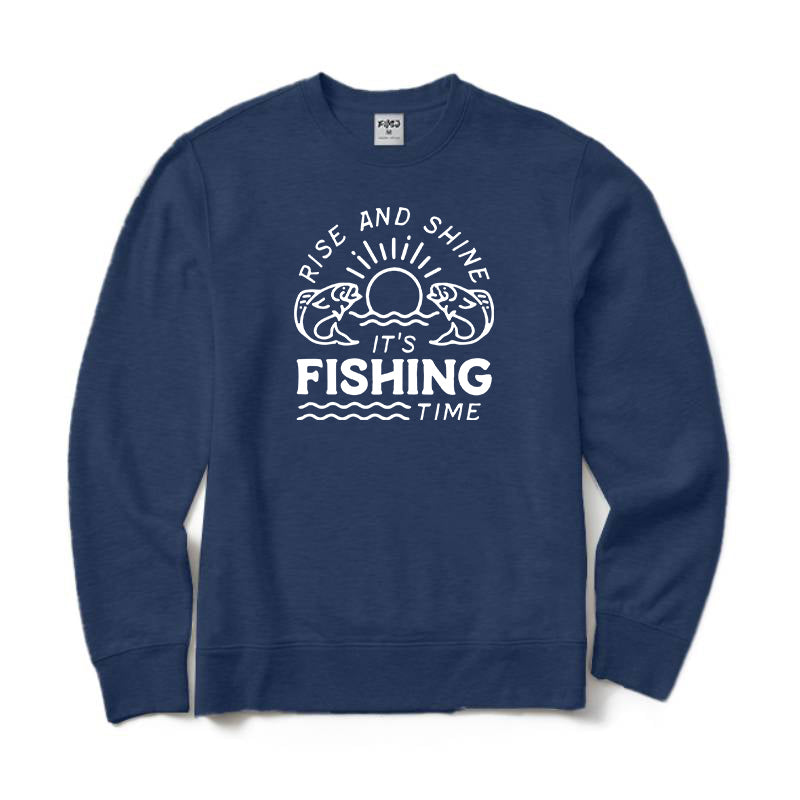 It's Fishing Time Crewneck Sweatshirt