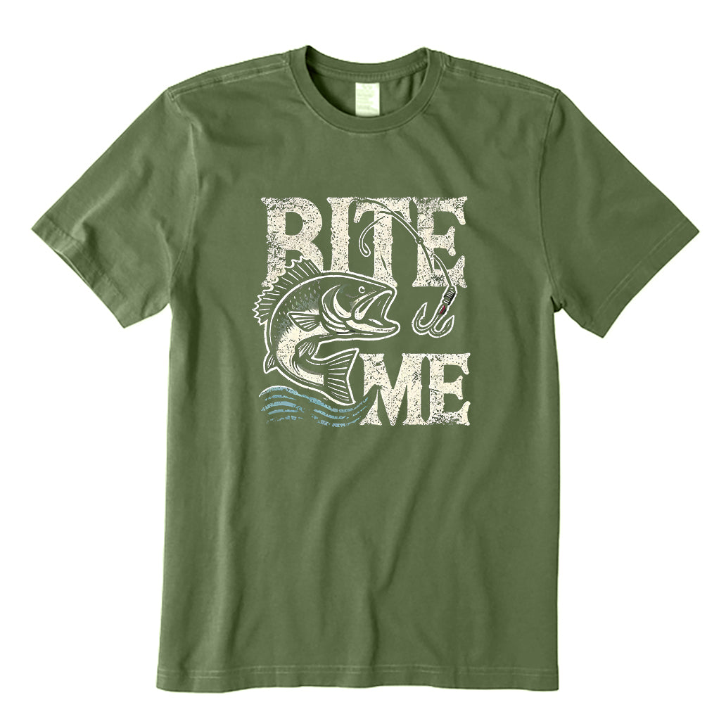 BITE ME Funny Bass Fishing T-Shirt