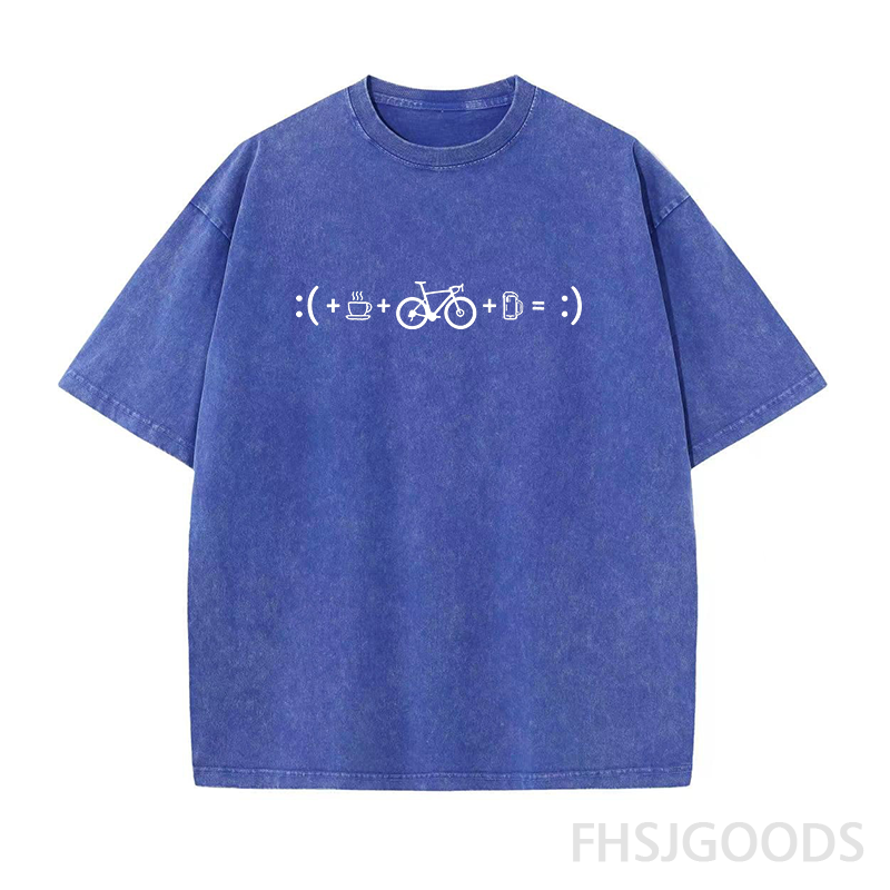 Bicycle Happiness Formula Unisex Distressed T-Shirt