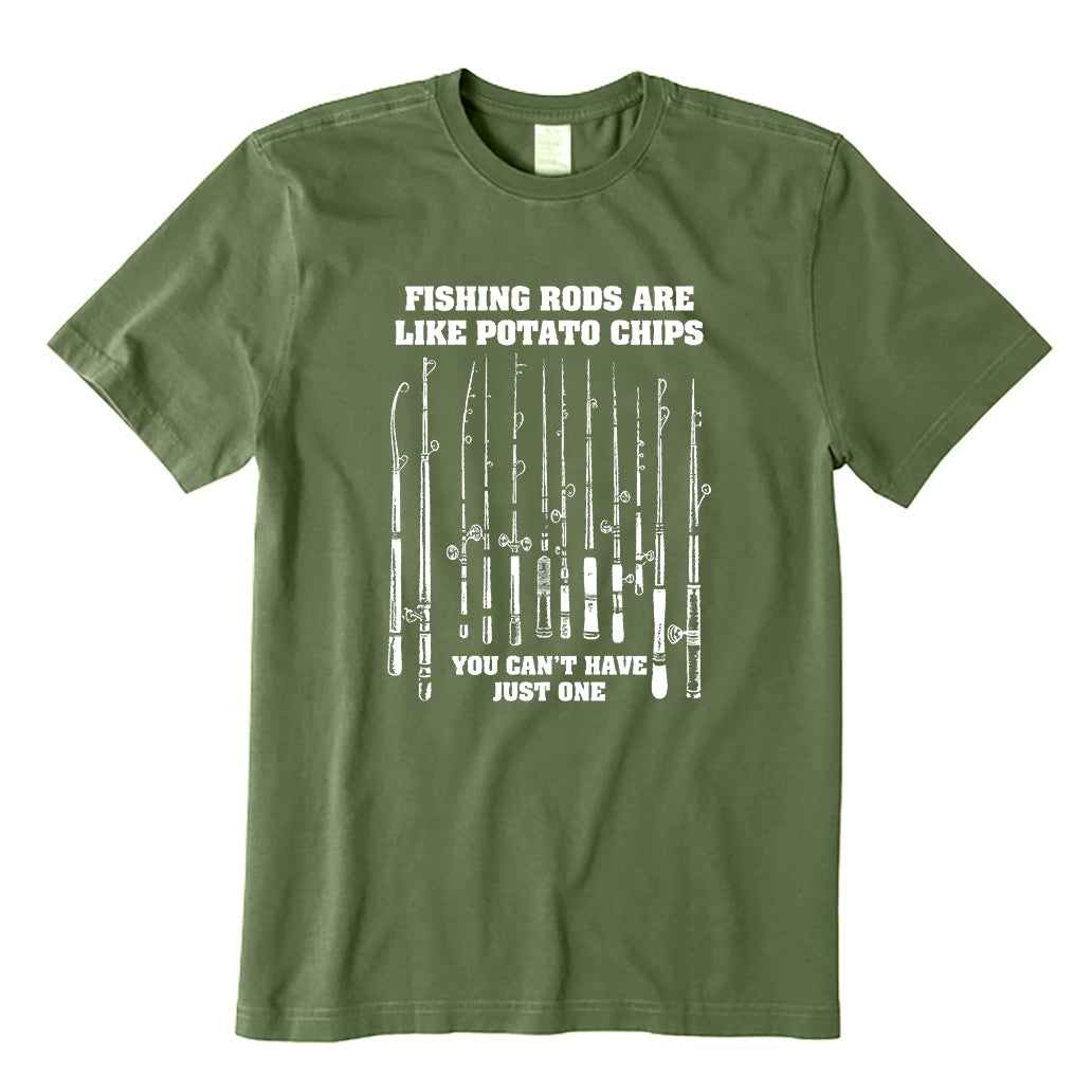 Fishing Rods Like Potato Chips T-Shirt