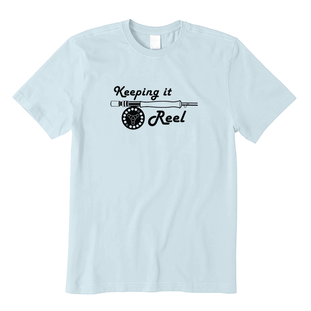 Keeping It Reel Fly Fishing Rod Graphic T-Shirt