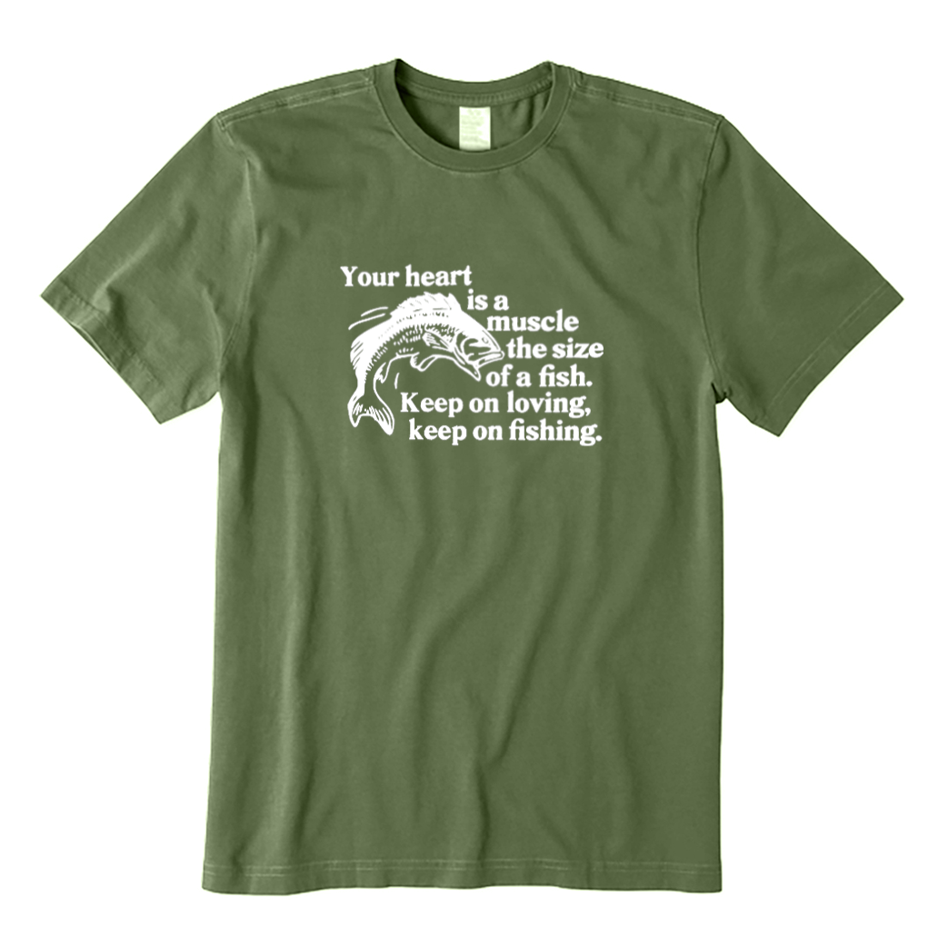 Keep Loving Keep Fishing Fisherman T-shirt