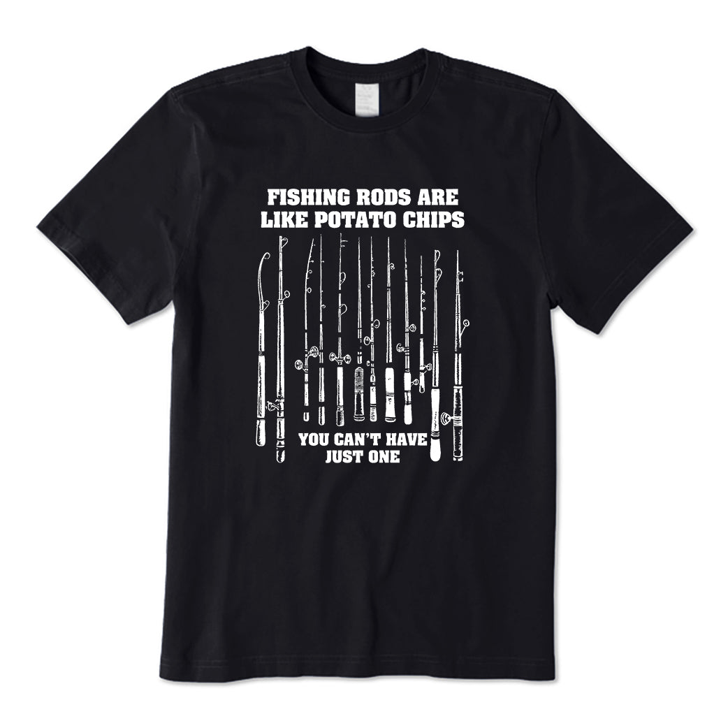 Fishing Rods Like Potato Chips T-Shirt