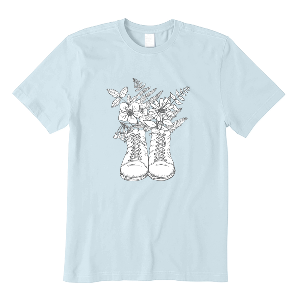 Hiking boots & Wildflowers T-Shirt