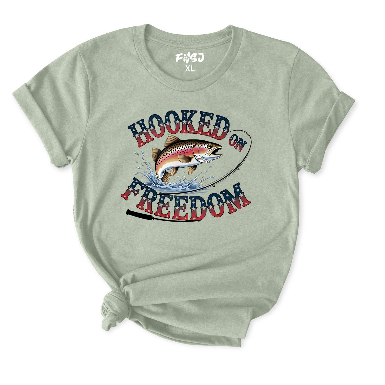 Hooked on Freedom T-Shirt for Women