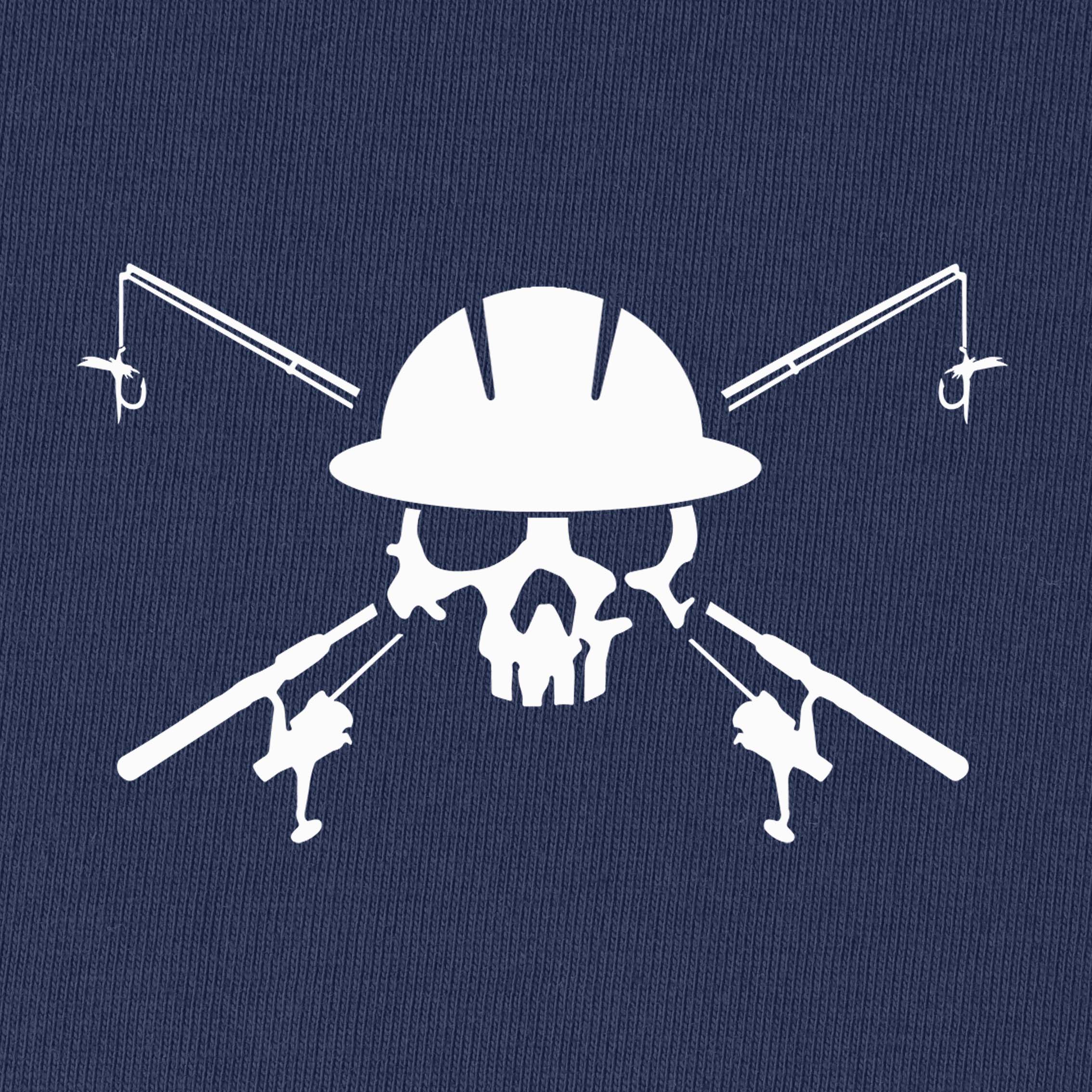 Fishing Skull and Poles T-Shirt