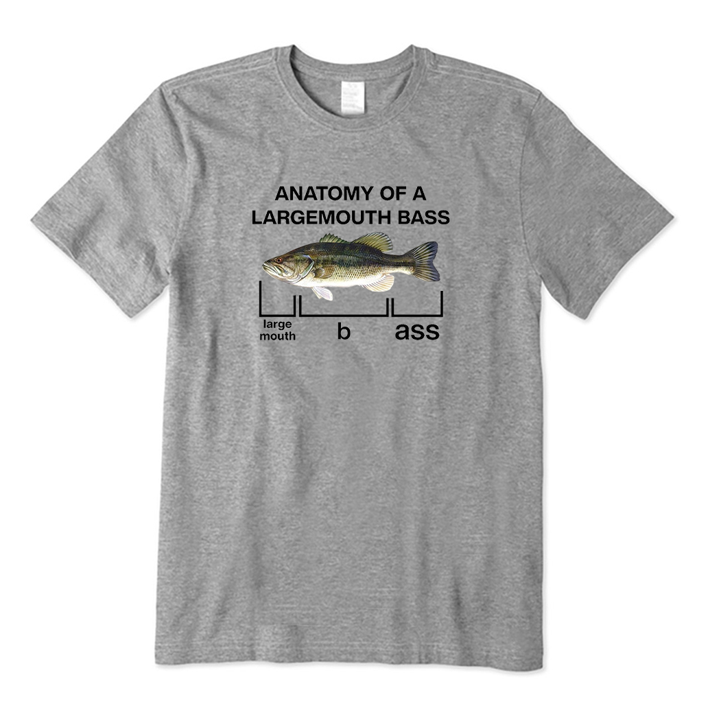 Anatomy Of A Large Mouth Bass Fish T-Shirt