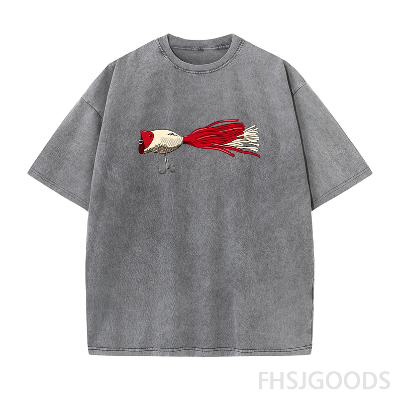 Fishing Lure Unisex Distressed T-Shirt