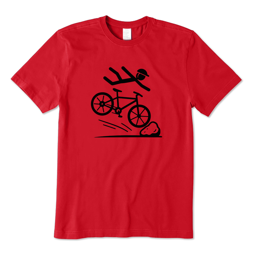 Mountain Bike Crash Cycling T-Shirt