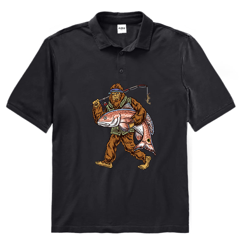 BIGFOOT FISHERMAN Polo Shirt