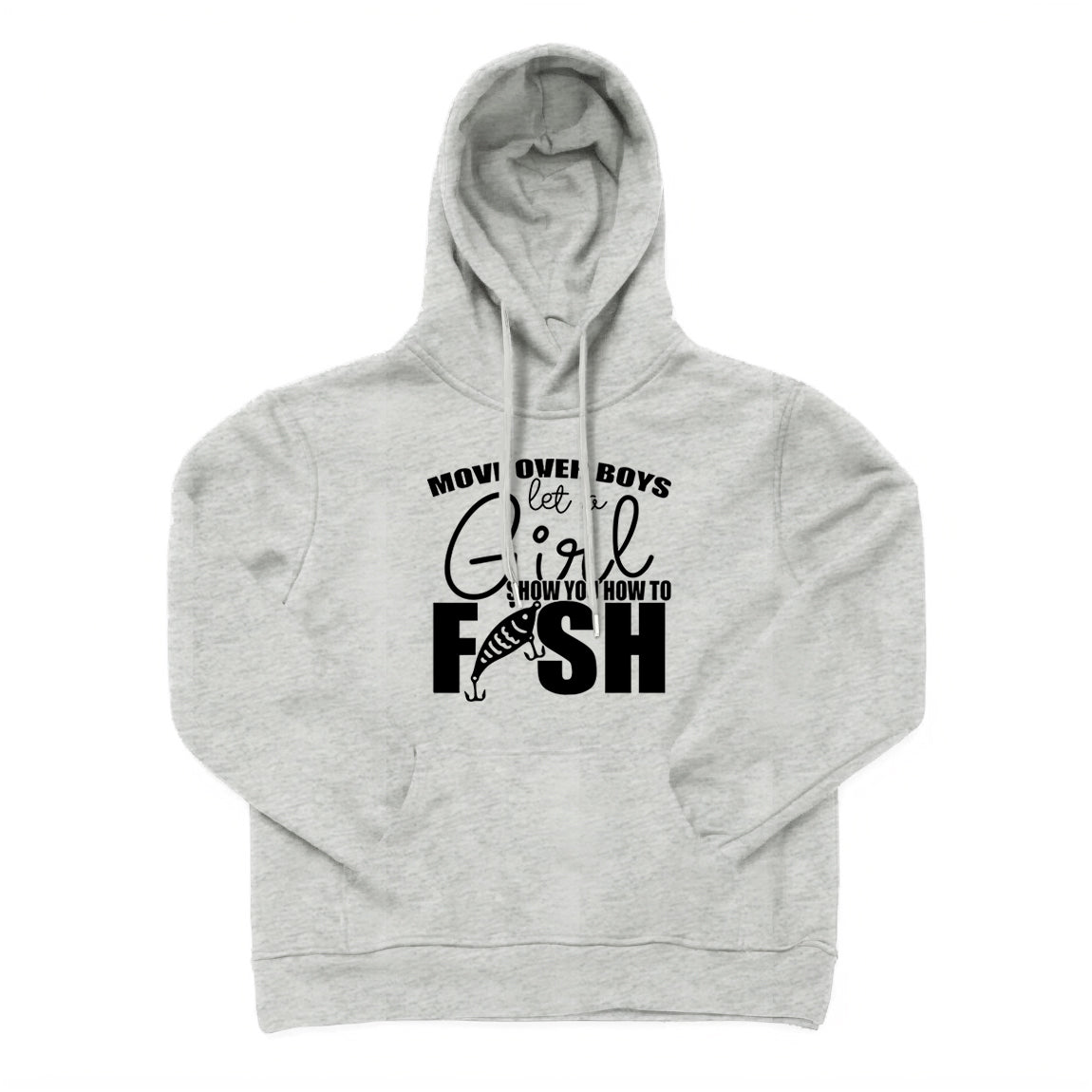 Let Girl Show You How to Fish Hoodie