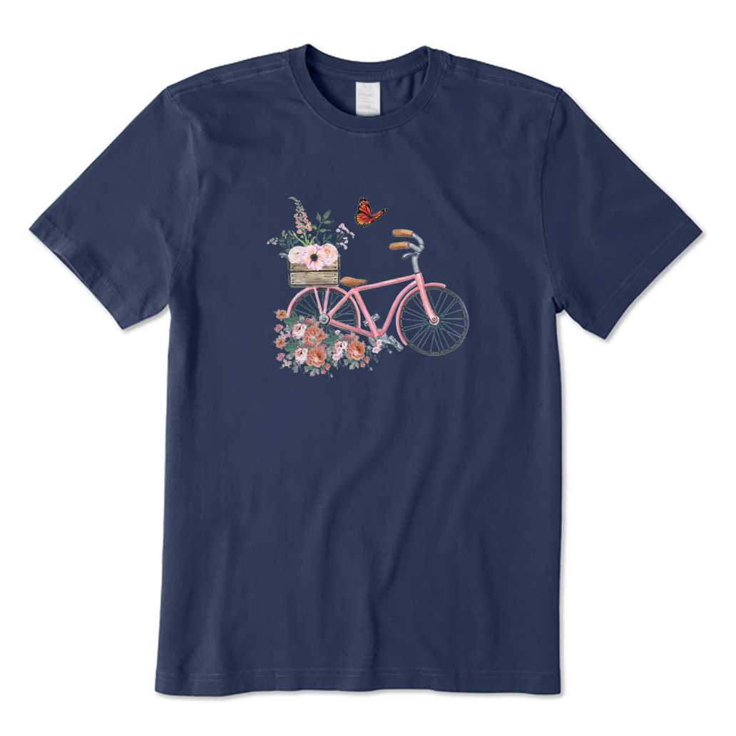 Floral Bicycle T-shirt