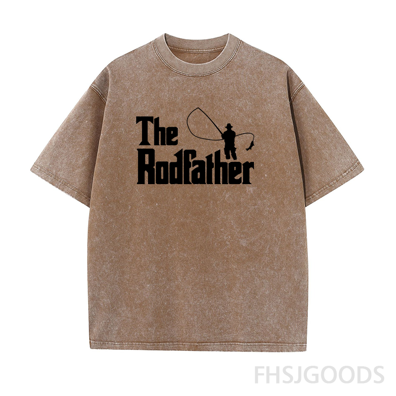 The Rodfather Unisex Distressed T-Shirt