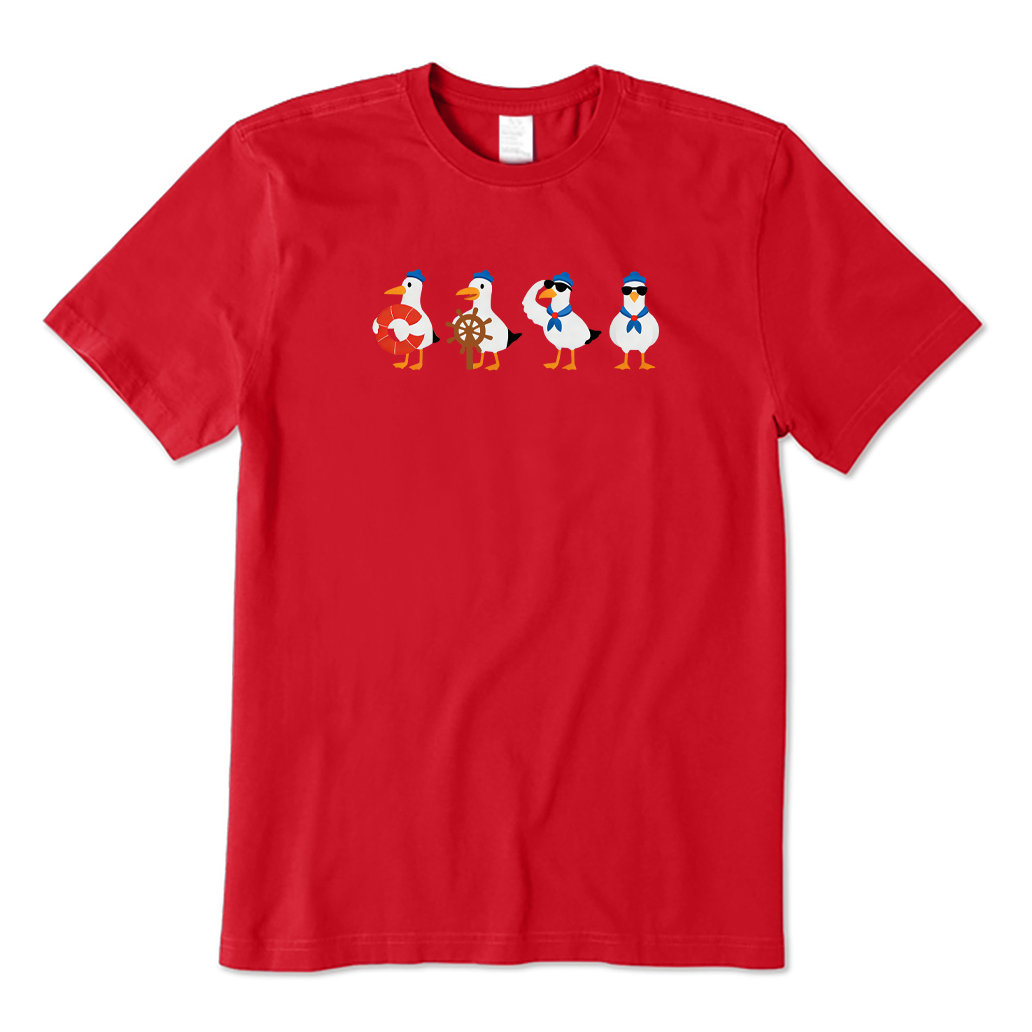 Funny Sailor Seagull T-shirt