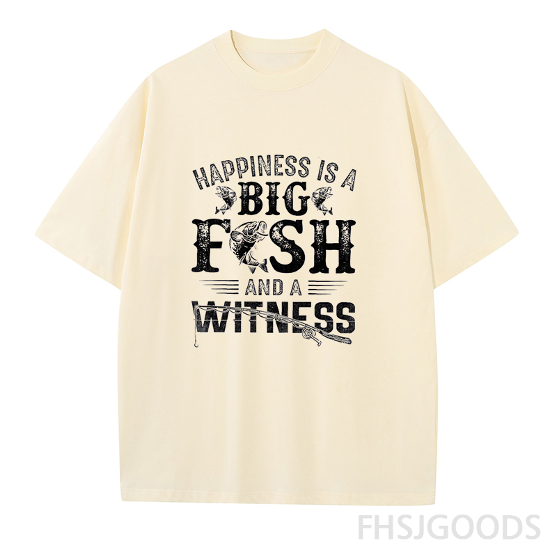 Happiness Is A Big Fish and A Witness Unisex T-Shirt
