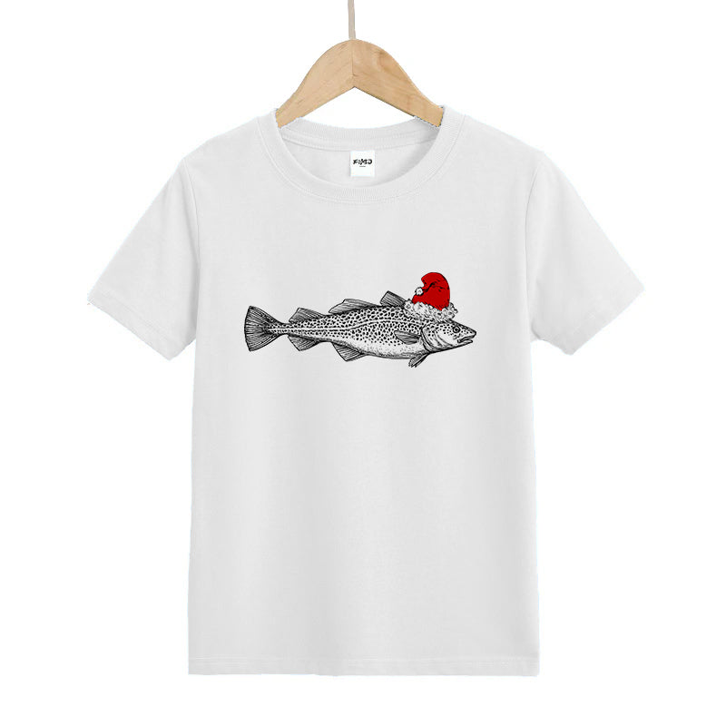 Christmas Fish Kid's T-Shirts