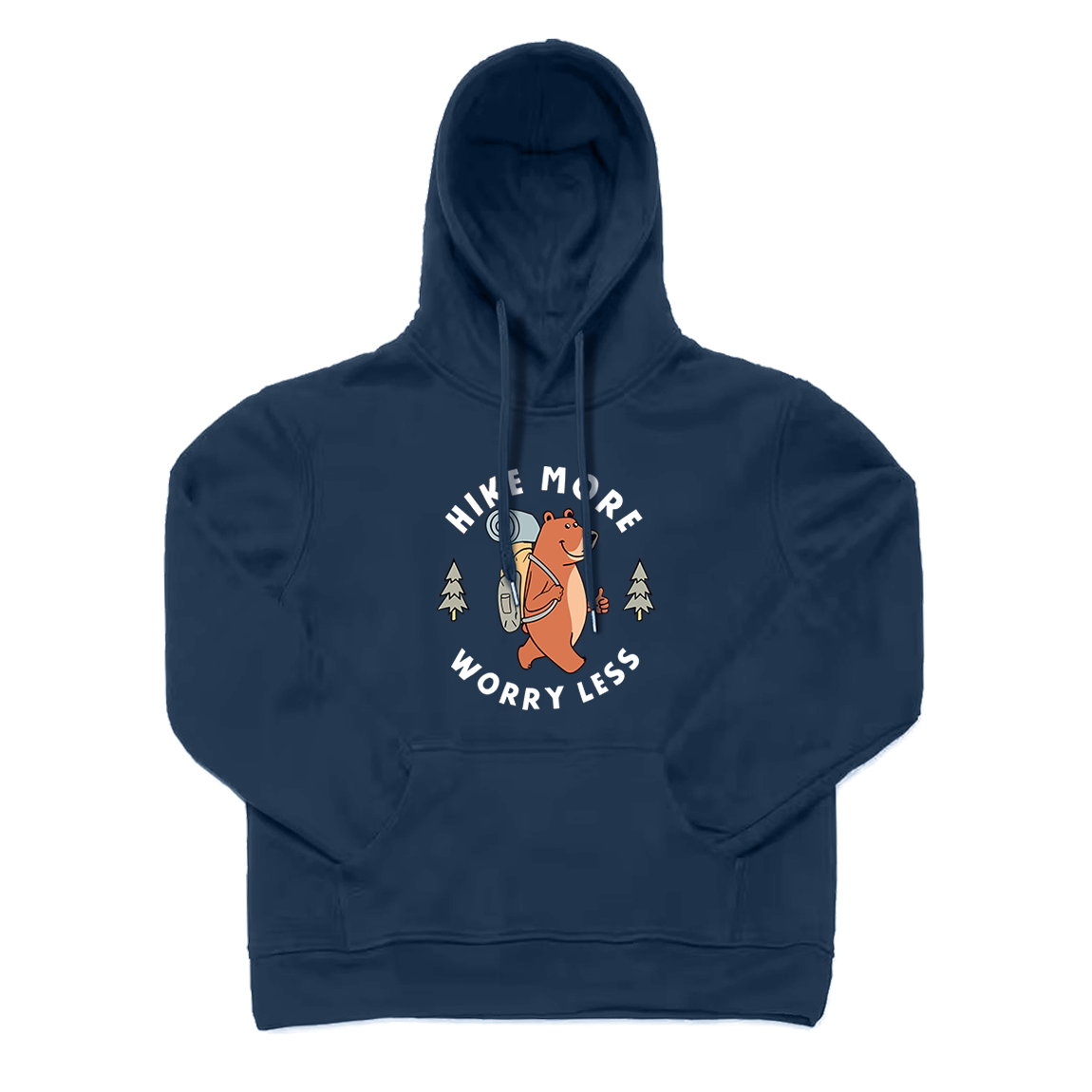 Bear Pine Tree Hiking Hoodie