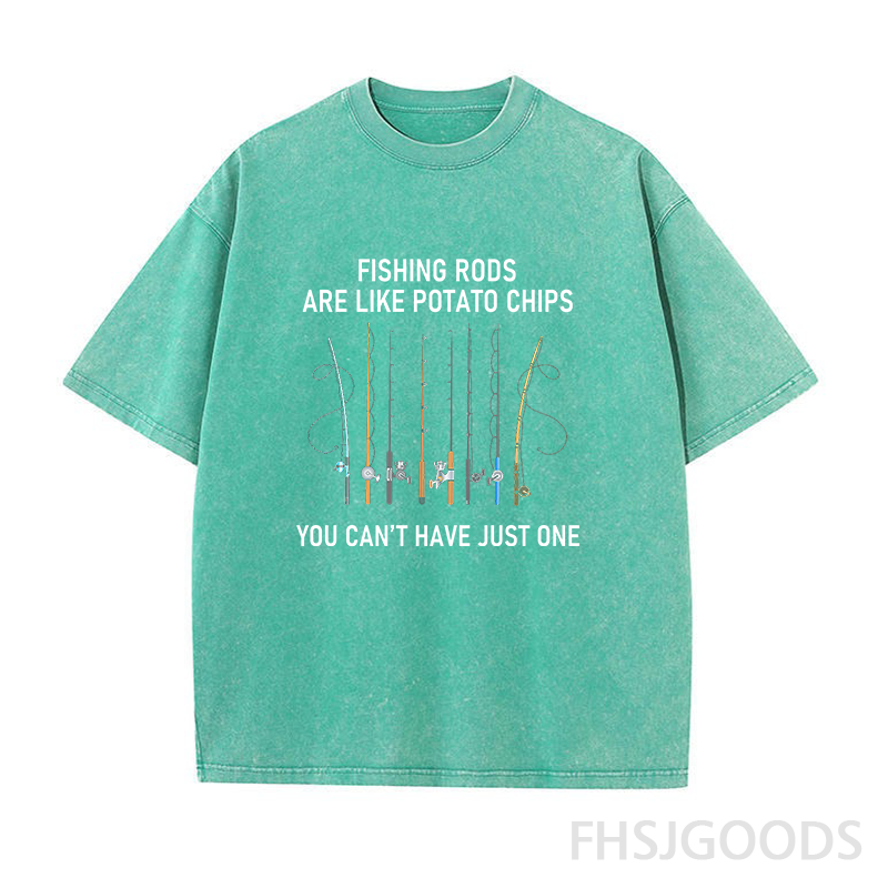 You Can't Have Just One Fishing Rod Unisex Distressed T-Shirt